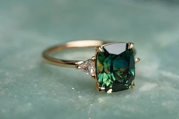 AQUAMARINE | Gold Vintage Ring