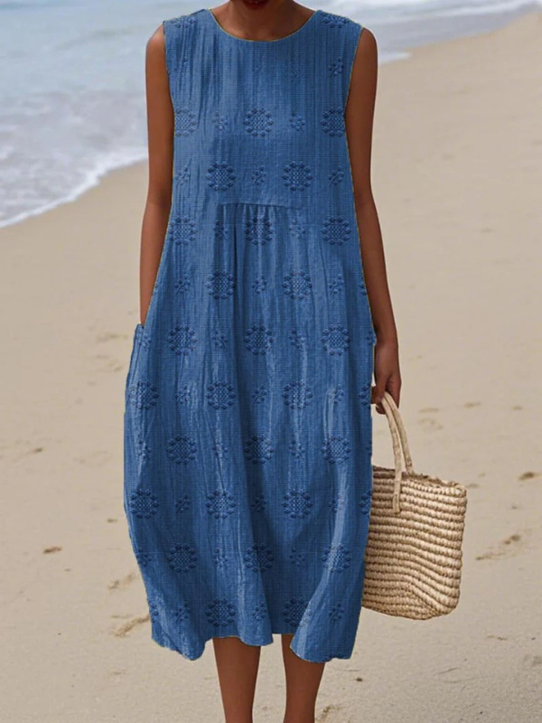 INDIGO | Sleeveless Maxi Dress