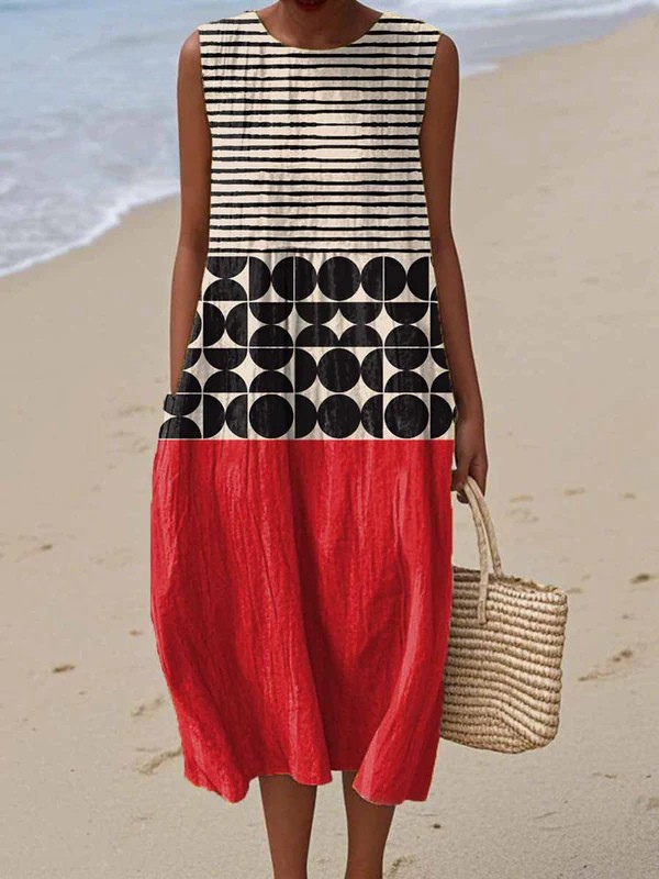 RETRO | Sleeveless Maxi Dress
