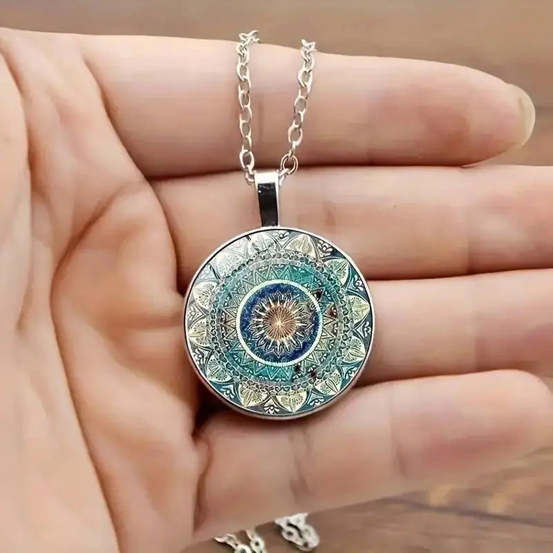 VESSEL | Blue Mandala Necklace