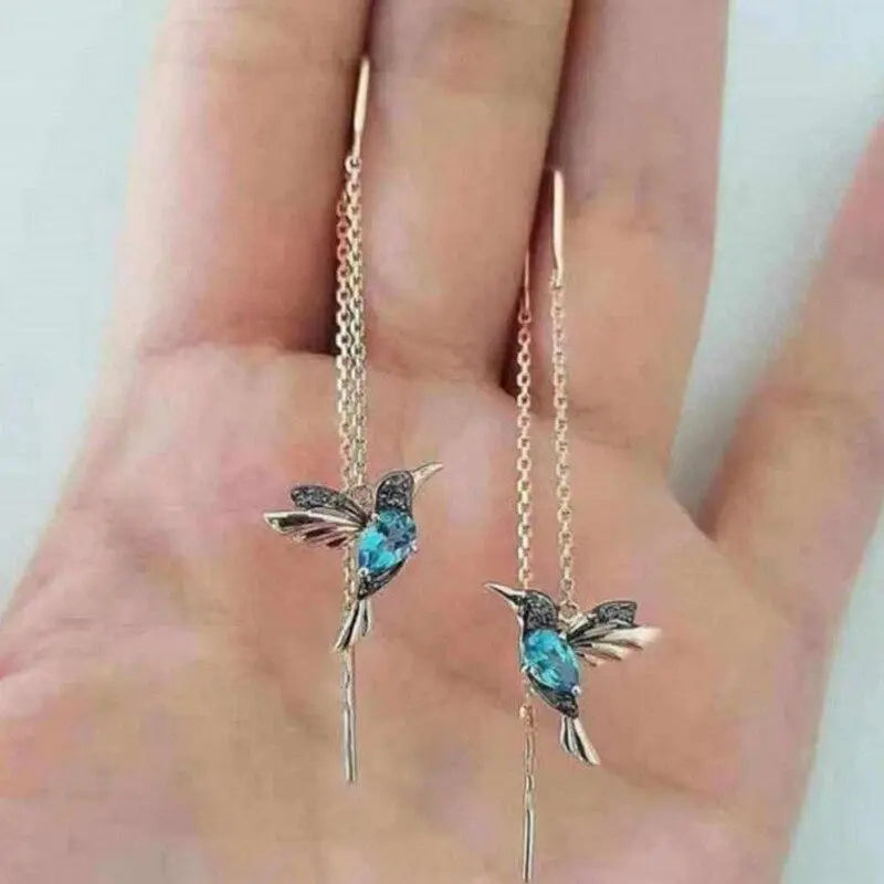 HALCYON | Hummingbird Crystal Earrings