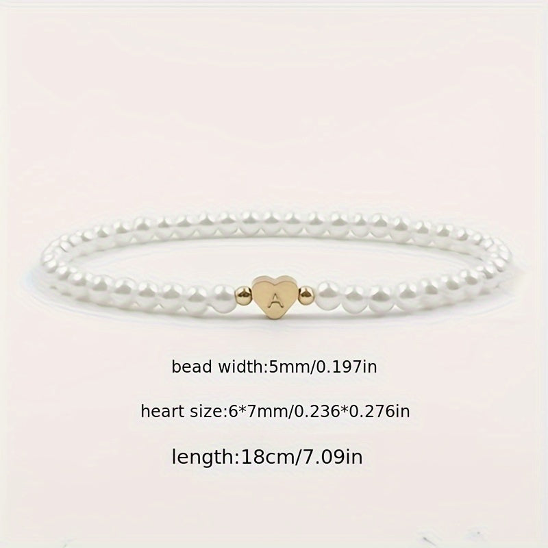 SWEETHEART | Initial Heart Bracelet