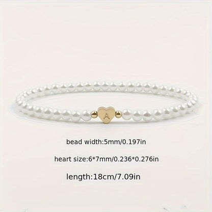 SWEETHEART | Initial Heart Bracelet