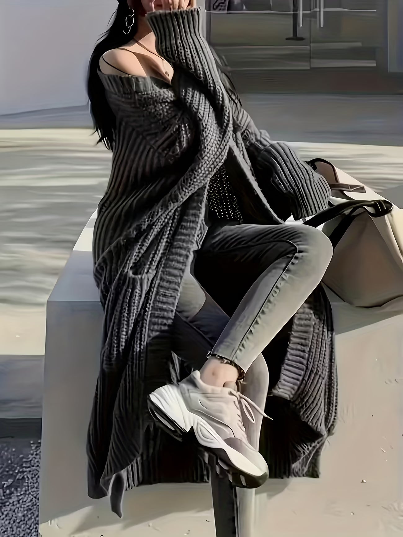 Oslo Longline-Cardigan