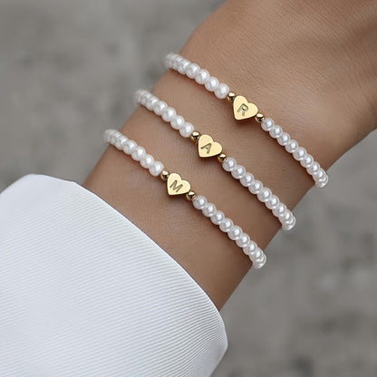 SWEETHEART | Initial Heart Bracelet