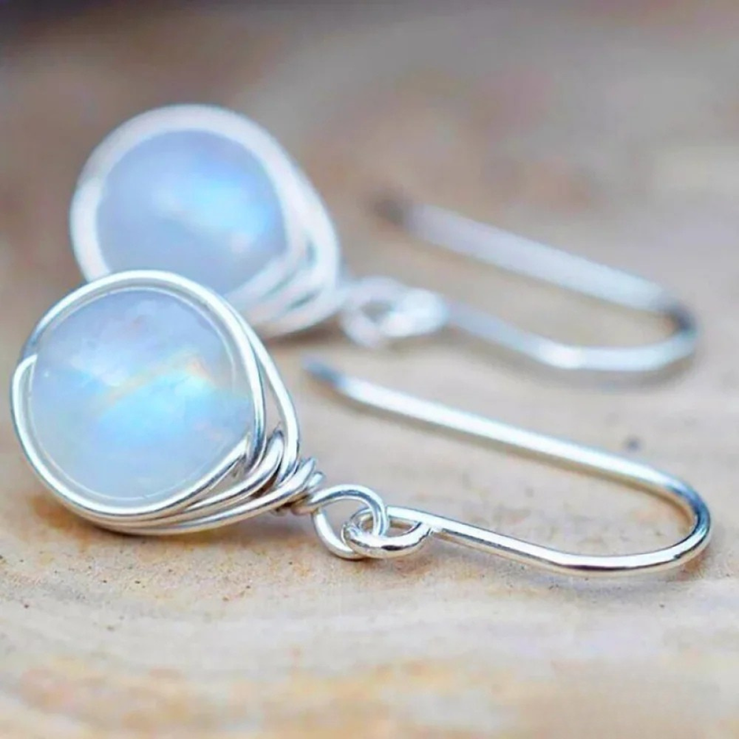 CELESTE | Timeless Moonstone Earrings