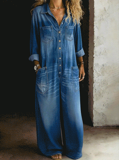 ODESSA | Denim Jumpsuit
