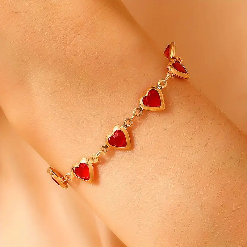 FILIGREEA | Gold Heart Bracelet