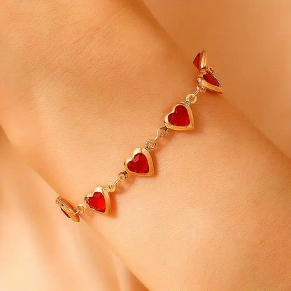 FILIGREEA | Gold Heart Bracelet