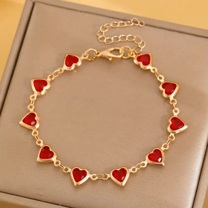 FILIGREEA | Gold Heart Bracelet
