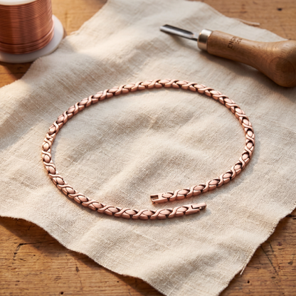 CEDAR | X-Link Copper Necklace