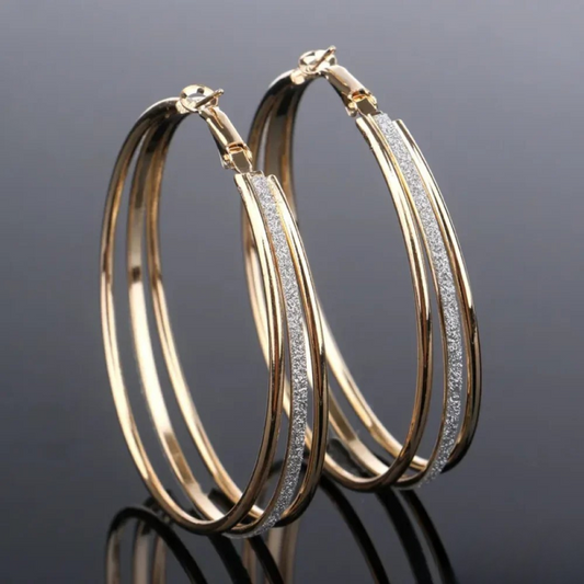 RETRO | Gold Hoop Earrings