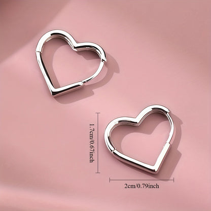 BLAZESTONE | Gold Heart Earrings