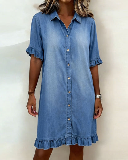 AUSTIN | Denim Shirt Dress