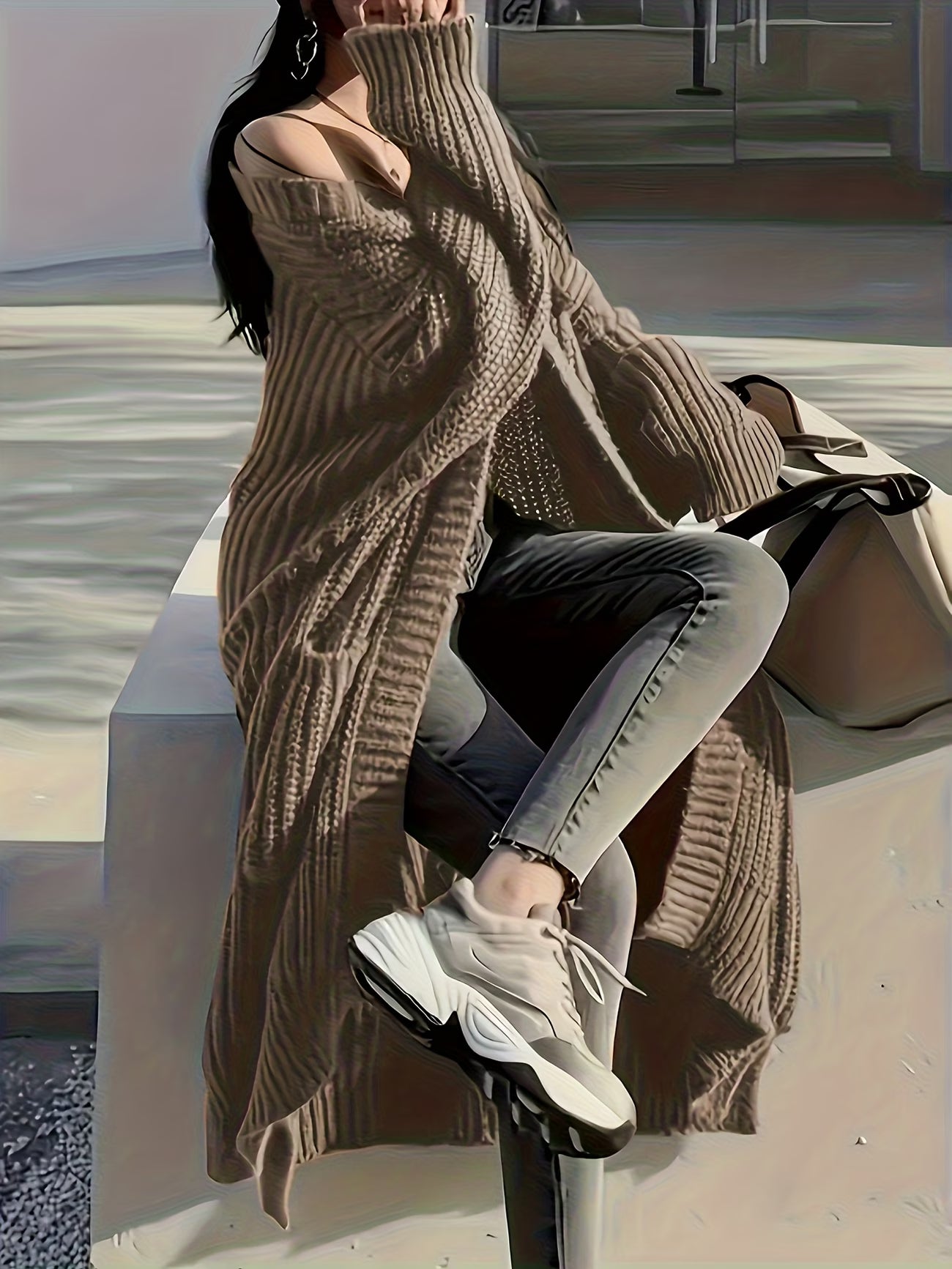 Oslo Longline-Cardigan
