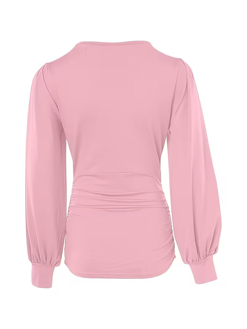 Aria pliszírozott blúz