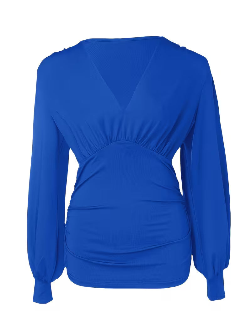 Aria pliszírozott blúz