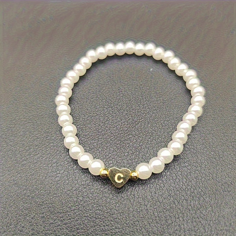 SWEETHEART | Initial Heart Bracelet