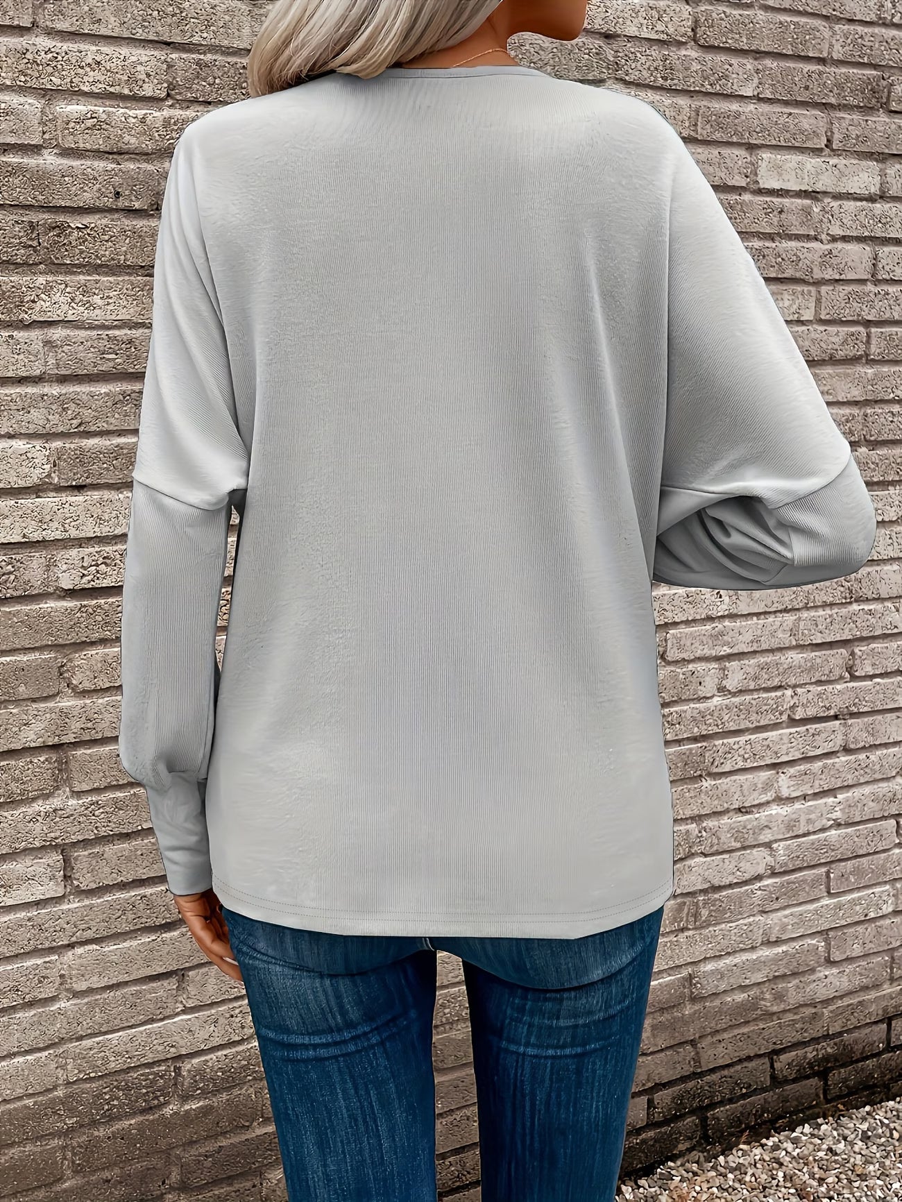 Verona vízesésnyakú kötött felső