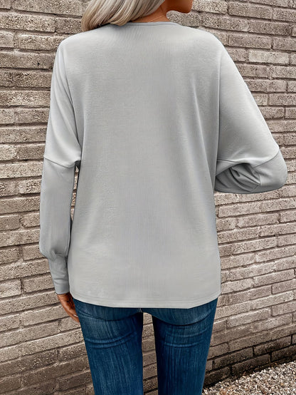 Verona vízesésnyakú kötött felső