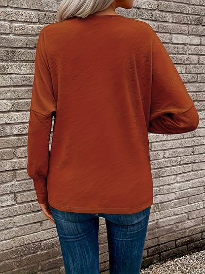 Verona vízesésnyakú kötött felső