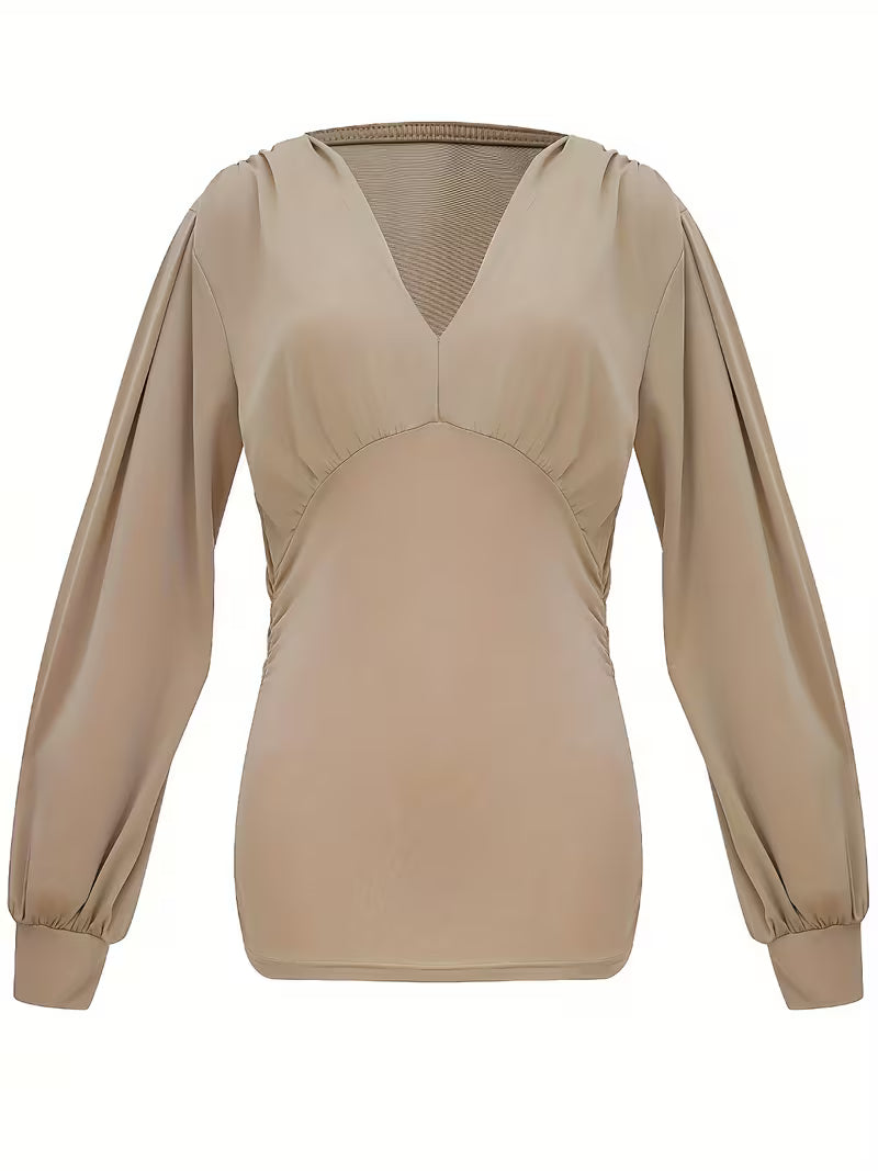 Aria pliszírozott blúz