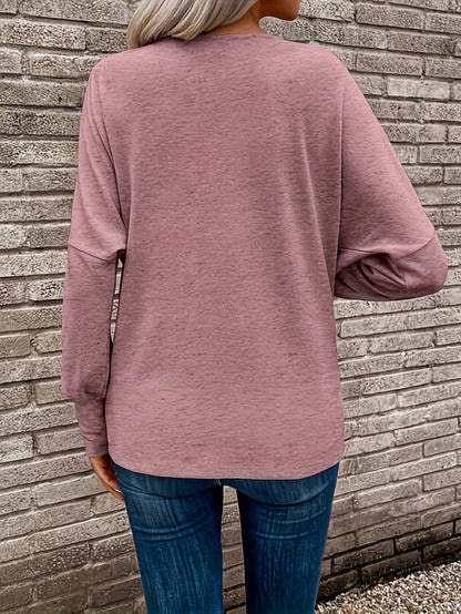 Verona vízesésnyakú kötött felső