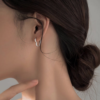 BLAZESTONE | Gold Heart Earrings