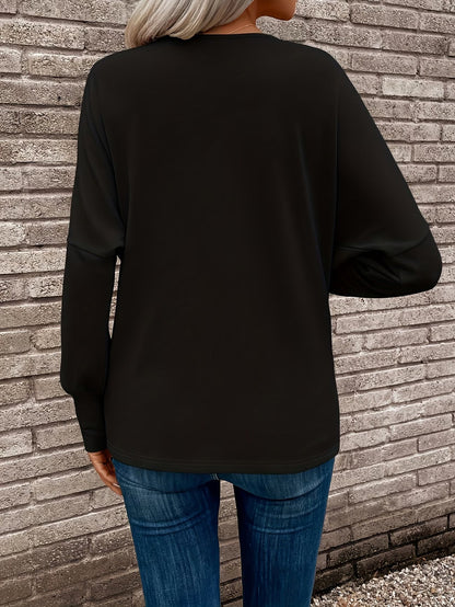 Verona vízesésnyakú kötött felső