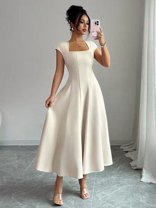 Venice Square Neck Midi