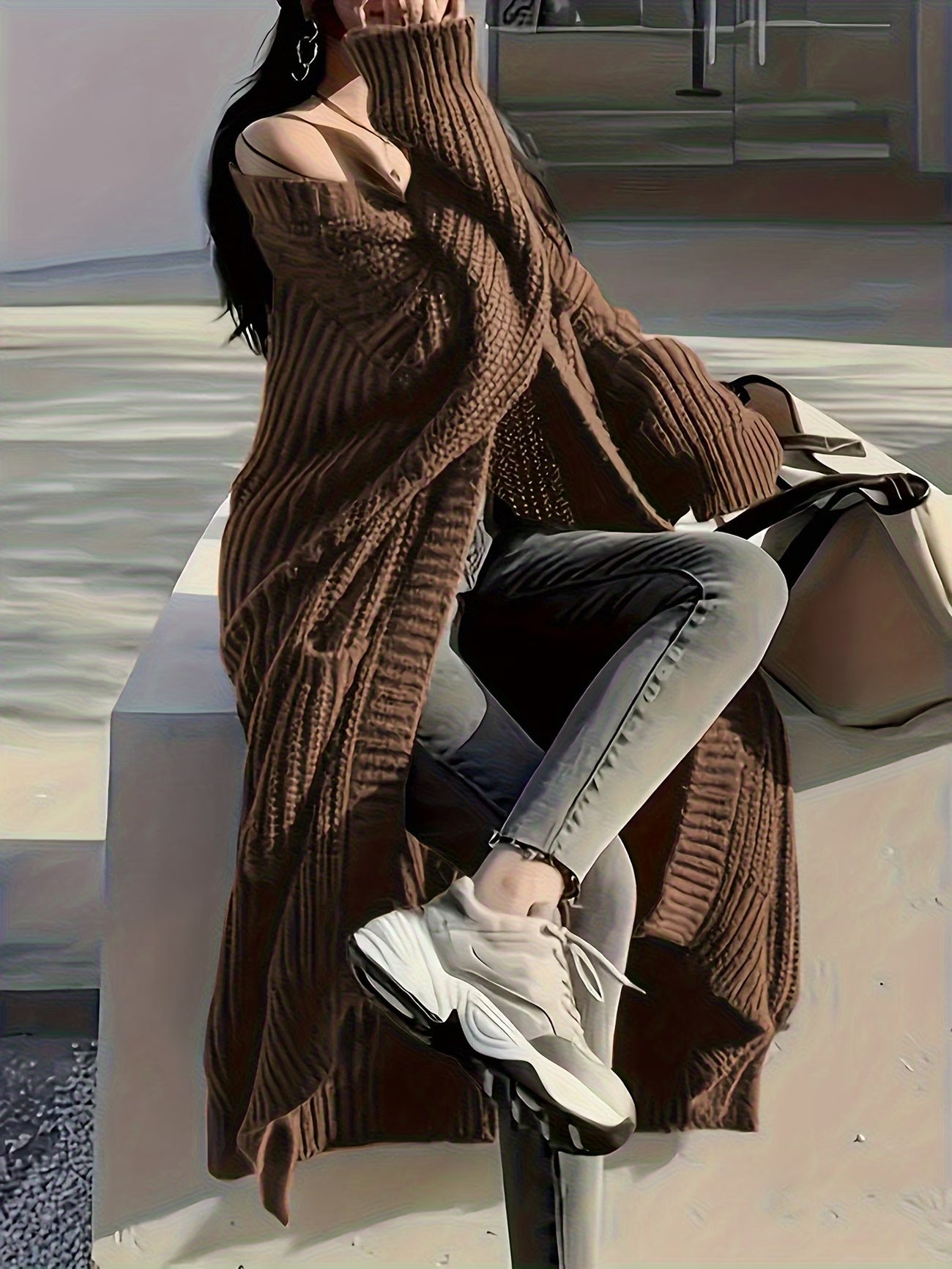 Oslo Longline-Cardigan