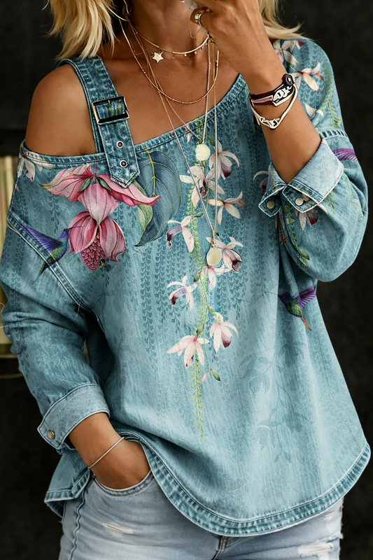 JUNIPER | Denim Top