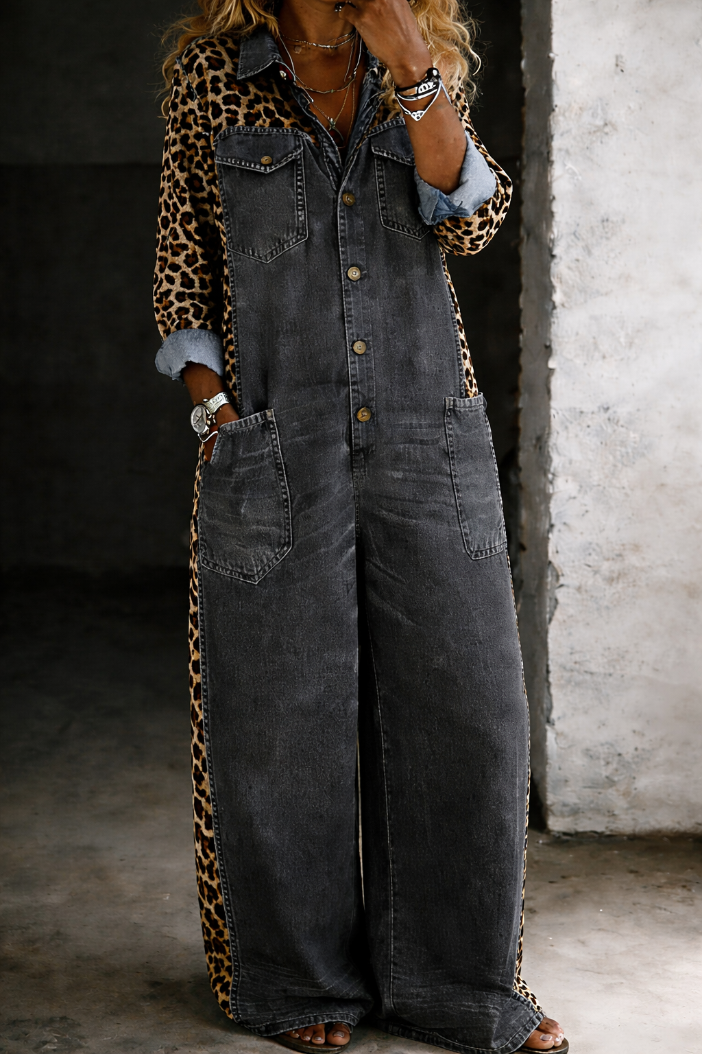 MESA | Denim Jumpsuit