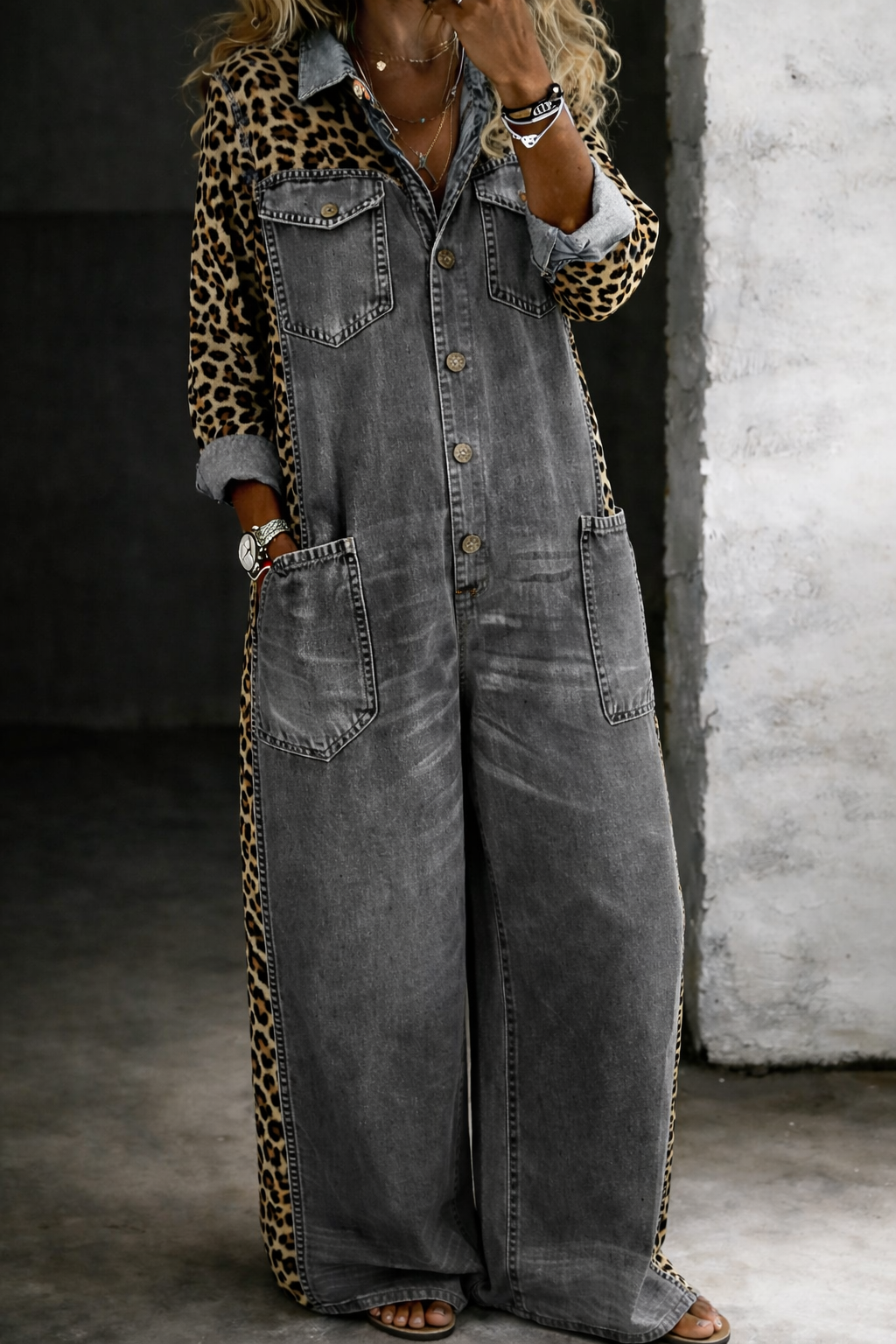 MESA | Denim Jumpsuit