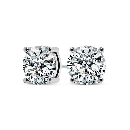 ROSEMONT | White Gold Chic Earrings