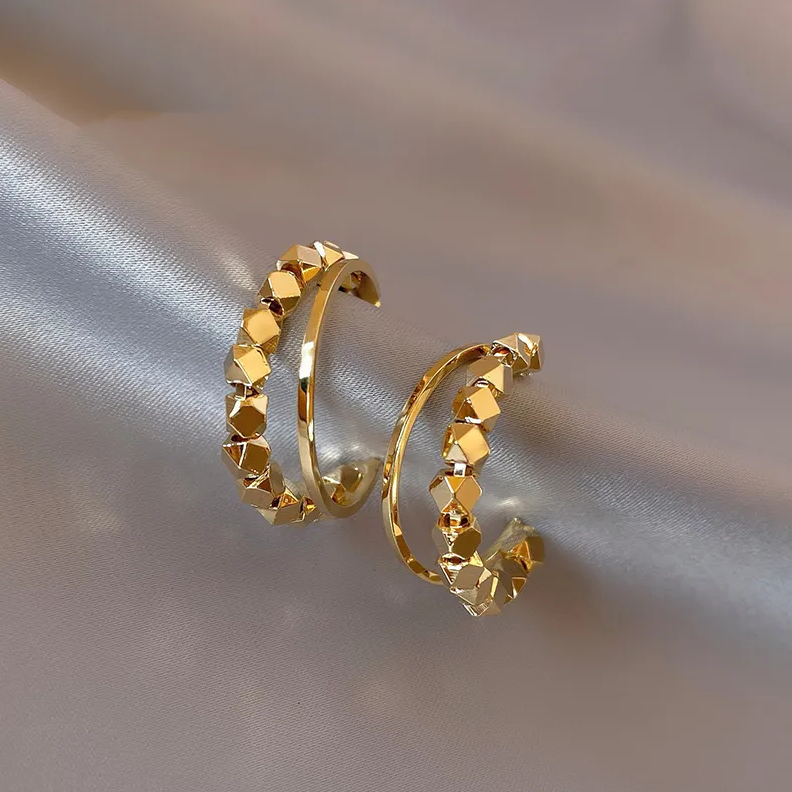 GEO | Elegant Gold Plated Earrings