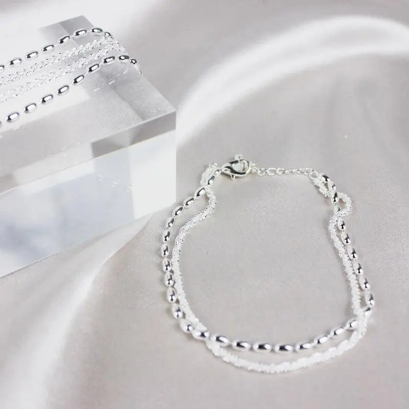 ANCIENT | Silver Zirconia Bracelet