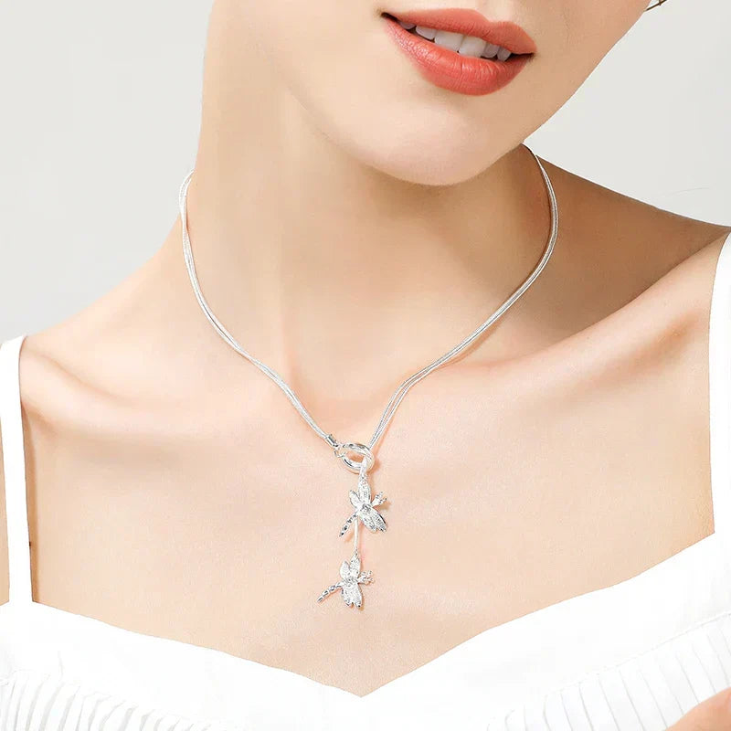 DRAGONFLY | Silver Sterling Necklace