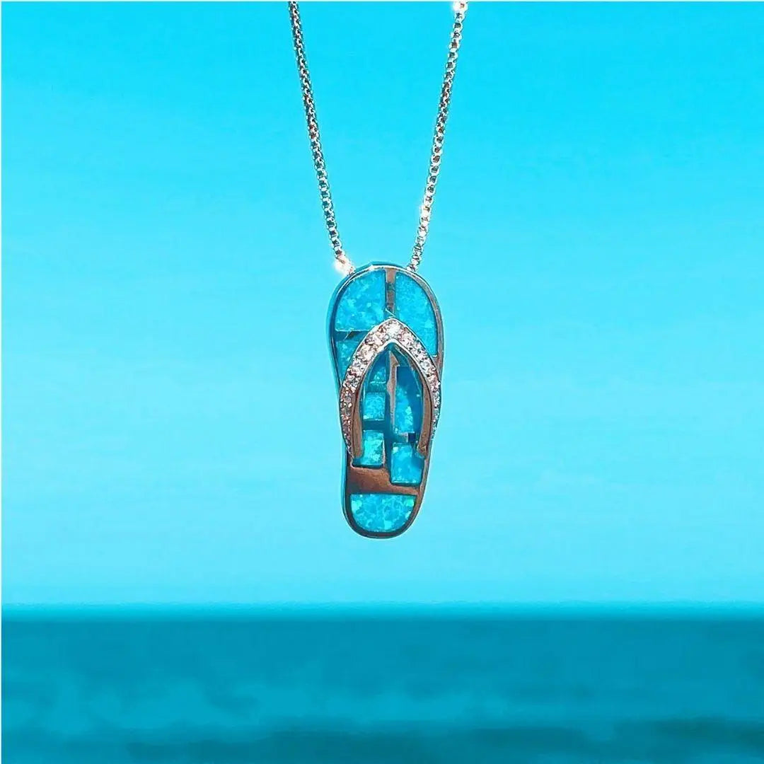 FORESTWOOD | Silver Opal Necklace