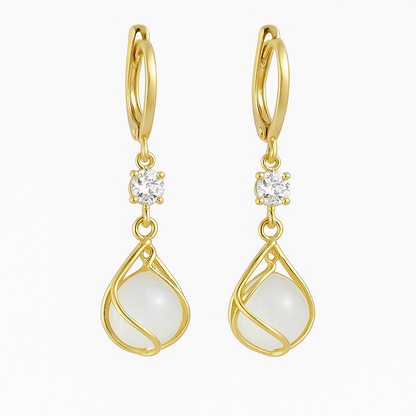 HONEYDEW | Gold Dangle Earrings