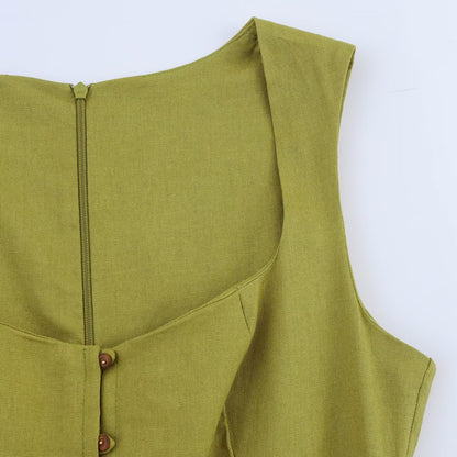 Santorini Linen Midi