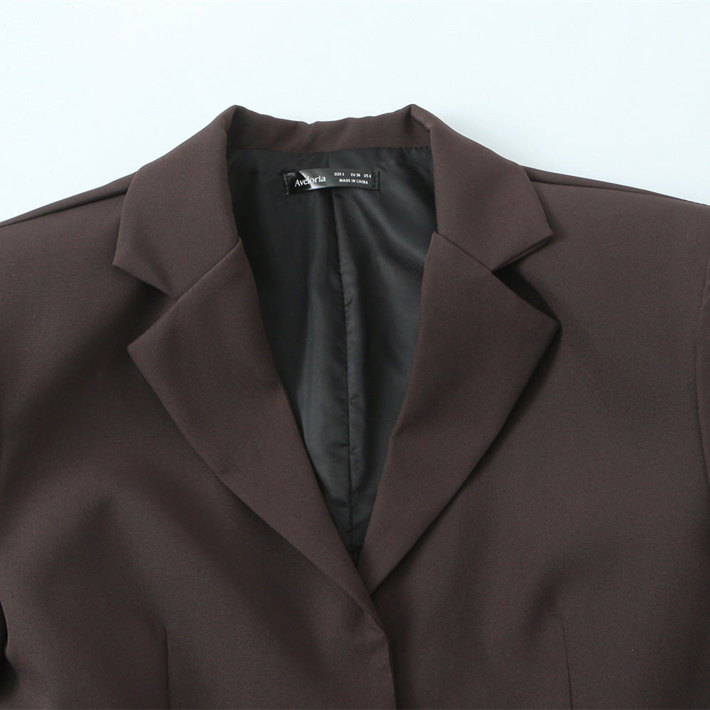 Madrid Pleated Blazer