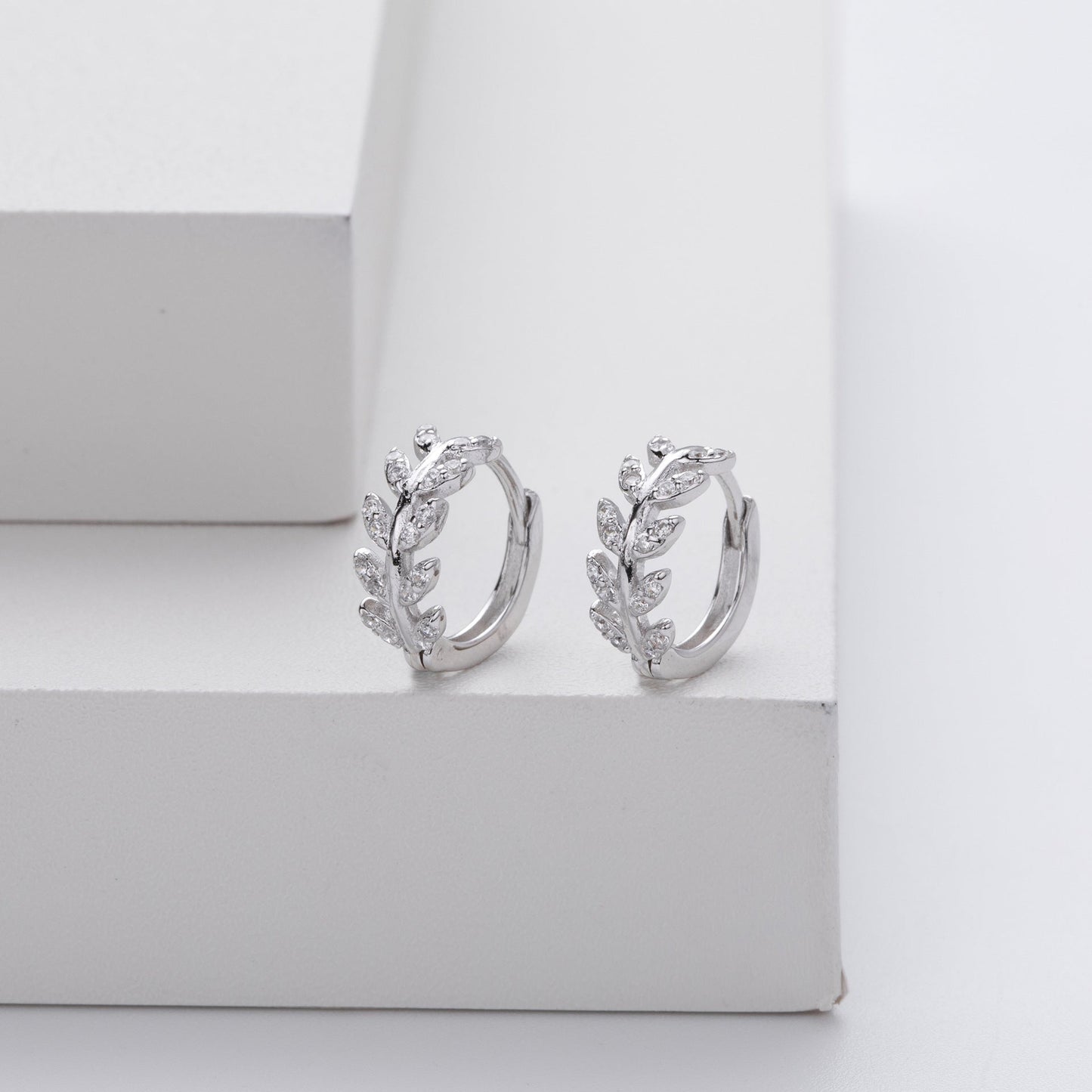 SAGEBRUSH | Silver Leaf Earrings