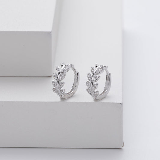 SAGEBRUSH | Silver Leaf Earrings