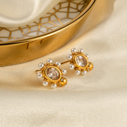 RUSHWOOD | Gold Sophisticated Earrings