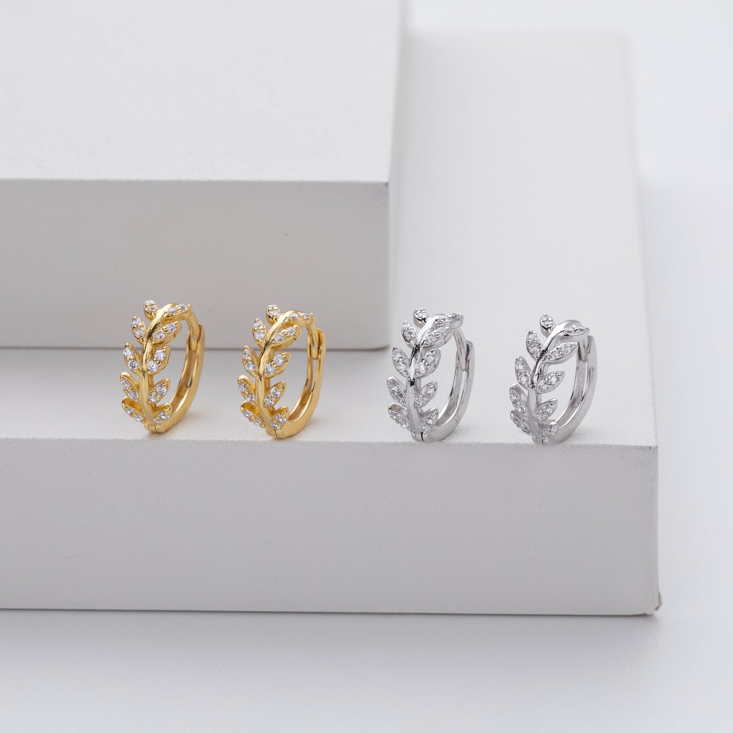 SAGEBRUSH | Silver Leaf Earrings
