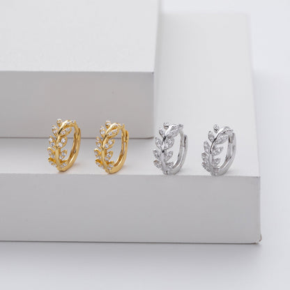 SAGEBRUSH | Silver Leaf Earrings