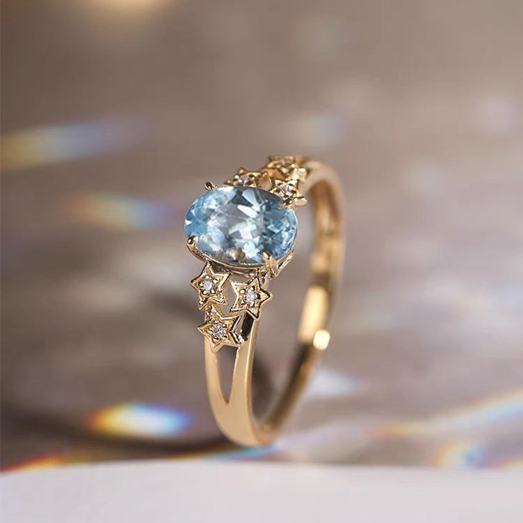 APPLEWOOD | Gold Crystal Ring