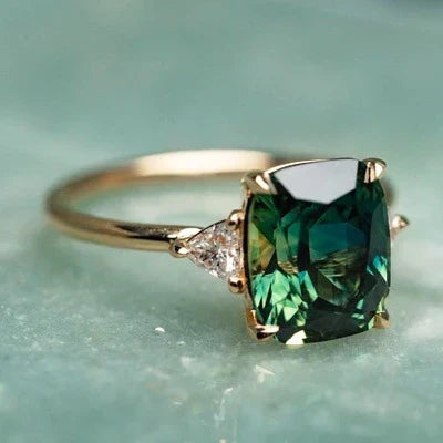 AQUAMARINE | Gold Vintage Ring
