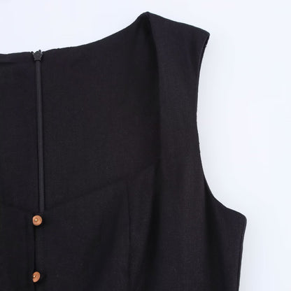 Santorini Linen Midi